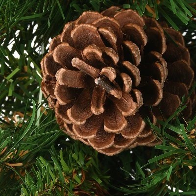 National Tree Company 36" Pine Cone Crescent 4 National Tree Company 36" Pine Cone Crescent - Image 2
