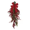 Transpac Foam 30 in. Red Christmas Bow and Berry T-Drop 1 Transpac Foam 30 in. Red Christmas Bow and Berry T-Drop -Outlet Xmas Decor Tree Store GUEST 4a27b93e 4e75 498d bd98 c22cf009923d
