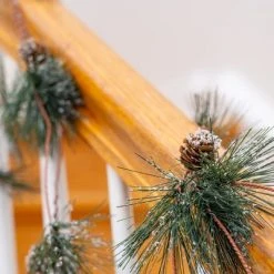 Ornativity Pinecone and Needles Garland - 6 Ft