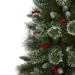 6ft Nearly Natural Pre-Lit LED Frosted Swiss Pine Artificial Christmas Tree Clear Lights 10 6ft Nearly Natural Pre-Lit LED Frosted Swiss Pine Artificial Christmas Tree Clear Lights -Outlet Xmas Decor Tree Store GUEST 4b289225 84e3 4928 96c2 d4f1bc1cd0d5