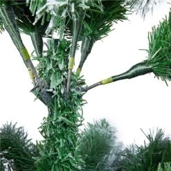 Yaheetech Pre-lit Flocked Artificial Christmas Tree Snow Frosted Christmas Tree -Outlet Xmas Decor Tree Store GUEST 4b725e3b c1a1 47ef a00a f8393a4eb659