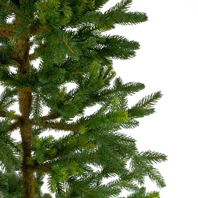 Northlight 6' Unlit Artificial Christmas Tree Potted Noble Pine 4 Northlight 6' Unlit Artificial Christmas Tree Potted Noble Pine - Image 2