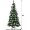 Costway 8 ft Snow Flocked Artificial Christmas Hinged Tree w/ Pine Needles & Red Berries 2 Costway 8 ft Snow Flocked Artificial Christmas Hinged Tree w/ Pine Needles & Red Berries -Outlet Xmas Decor Tree Store GUEST 4fc32729 8447 426d af40 5109d1059cda