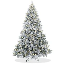 Casafield Snow-Flocked Artificial Pine Christmas Tree with Metal Stand -Outlet Xmas Decor Tree Store GUEST 4ffe89de 3f78 4ae4 b0a1 14ef7c9b510b