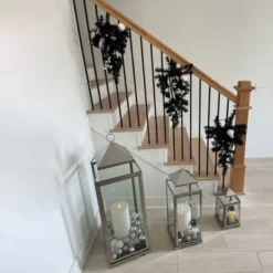 Northlight 20" Pre-lit Decorated Black Pine Artificial Teardrop Christmas Swag, Warm White LED Lights 9 Northlight 20" Pre-lit Decorated Black Pine Artificial Teardrop Christmas Swag, Warm White LED Lights -Outlet Xmas Decor Tree Store GUEST 50d4c385 3856 4ae6 b569 ecc24c7e82a6