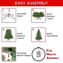 Best Choice Products 12ft Pre-Lit Instant No Fluff Artificial Spruce Christmas Tree w/ 1,250 LED Lights, 4,693 Tips -Outlet Xmas Decor Tree Store GUEST 511ba500 adb3 4dea 9569 15a672f1daed