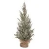 Transpac Artificial 24 in. Multicolor Christmas Relaxed Leaf Tree
