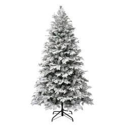 National Tree Company First Traditions Unlit Flocked Acacius Hinged Artificial Christmas Tree -Outlet Xmas Decor Tree Store GUEST 5491c174 8e82 4446 b9e4 c93d3257fc5f