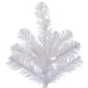 Vickerman Crystal White Pine Slim Artificial Christmas Tree