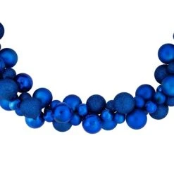 Northlight 6' Blue 3-Finish Shatterproof Ball Christmas Garland -Outlet Xmas Decor Tree Store GUEST 55b1dbdc 64b0 46e9 b8c8 360846a54a17