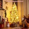 Costway 6FT Pre-Lit Hinged Christmas Tree Snow Flocked w/9 Modes Remote Control Lights 2 Costway 6FT Pre-Lit Hinged Christmas Tree Snow Flocked w/9 Modes Remote Control Lights -Outlet Xmas Decor Tree Store GUEST 5627d071 b6d4 4696 8ffa cb2473912362