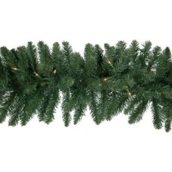 Northlight 9' x 12" Pre-Lit Buffalo Fir Artificial Christmas Garland - Clear Lights -Outlet Xmas Decor Tree Store GUEST 5726ca5e df81 4988 aeec 49fa331b4ff0