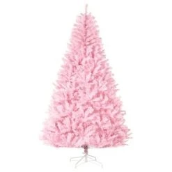 HOMCOM Artificial Christmas Tree Holiday Decoration with Auto Open, Steel Base, Wide Shape, Pink 15 HOMCOM Artificial Christmas Tree Holiday Decoration with Auto Open, Steel Base, Wide Shape, Pink -Outlet Xmas Decor Tree Store GUEST 57b4d71e 08ee 47c8 b2e7 ab7a7c1f71d4