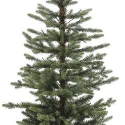 LuxenHome 4ft Pre-Lit LED Artificial Fir Slim Christmas Tree Christmas Decoration with Metal Pot -Outlet Xmas Decor Tree Store GUEST 57e60722 48b1 4e80 90f2 73ebd6cf6964
