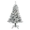 Nearly Natural 4' Flocked Rock Springs Spruce Artificial Christmas Tree -Outlet Xmas Decor Tree Store GUEST 5848d6e0 fedb 42bb ac02 57c6466b0026