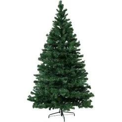 Sunnydaze Decor Sunnydaze Indoor Artificial Unlit Canadian Pine Full Christmas Tree with Metal Stand and Hinged Branches - Green -Outlet Xmas Decor Tree Store GUEST 58d232d7 3f31 467e b9d4 06058aa8dbb8