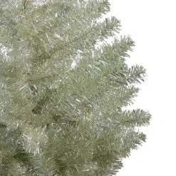 Northlight 4.5' Metallic Platinum Artificial Tinsel Christmas Tree - Unlit 9 Northlight 4.5' Metallic Platinum Artificial Tinsel Christmas Tree - Unlit -Outlet Xmas Decor Tree Store GUEST 58e6e394 7e81 4873 81ec 41c34d1987f6