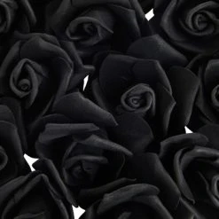 Bright Creations 100 Pack Stemless Foam Flowers, 3 Inch Black and White Roses Artificial for Decorations, Crafts, Wedding Receptions, 50 of Each Color -Outlet Xmas Decor Tree Store GUEST 59c32286 2690 4934 bfeb 5666f3a8f4de