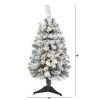 3ft Nearly Natural Pre-Lit LED Flocked Rock Springs Spruce Artificial Christmas Tree Clear Lights -Outlet Xmas Decor Tree Store GUEST 5a7a1951 0cd0 4e0d 92d5 c4c17e2308d4