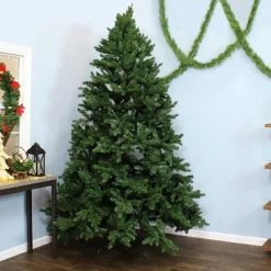 Sunnydaze Decor Sunnydaze Indoor Artificial Unlit Majestic Pine Full Christmas Tree with Metal Stand and Hinged Branches - Green -Outlet Xmas Decor Tree Store GUEST 5a7da853 f049 4dff a999 9e06c546a1c5