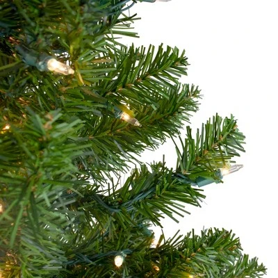 Northlight 5' Prelit Artificial Christmas Tree Medium Canadian Pine - Clear Lights 3 Northlight 5' Prelit Artificial Christmas Tree Medium Canadian Pine - Clear Lights