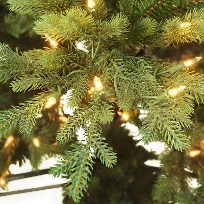 7.5ft Pre-Lit Full Berkshire Fir Artificial Christmas Tree - Puleo 5 7.5ft Pre-Lit Full Berkshire Fir Artificial Christmas Tree - Puleo - Image 3