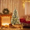 Costway 5FT/6.5FT/7.5FT Artificial Christmas Tree Hinged with 200/420/560/650 Warm LED Lights & 126/207/267/309 Red Berries 1 Costway 5FT/6.5FT/7.5FT Artificial Christmas Tree Hinged with 200/420/560/650 Warm LED Lights & 126/207/267/309 Red Berries -Outlet Xmas Decor Tree Store GUEST 5bfa14a7 f512 4ace bbc6 3d12237a4b01