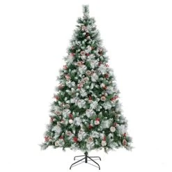 Costway 7 FT Pre-Lit Artificial Christmas Tree Hinged with Pine Needles 400 LED Lights 19 Costway 7 FT Pre-Lit Artificial Christmas Tree Hinged with Pine Needles 400 LED Lights -Outlet Xmas Decor Tree Store GUEST 5c2e2549 8278 499f ac14 6c3914636e7d