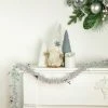 Northlight 12' x 3" White Iridescent and Silver Snowflakes Christmas Tinsel Garland - Unlit -Outlet Xmas Decor Tree Store GUEST 5c375d92 06b9 4f88 80ae 882c7f6fb697