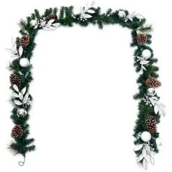 Costway 9ft Pre-Lit Artificial Christmas Garland with Mixed Decorations and LED Lights 15 Costway 9ft Pre-Lit Artificial Christmas Garland with Mixed Decorations and LED Lights -Outlet Xmas Decor Tree Store GUEST 5c5de02d 0d35 465c 9df2 3c6c2dacc08a