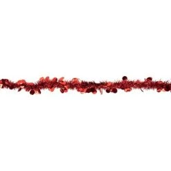 Northlight 50' x 2.5" Unlit Shiny Red Tinsel with Polka Dots Christmas Garland -Outlet Xmas Decor Tree Store GUEST 5c7db5ac 335e 48a0 ae28 f703be98b084