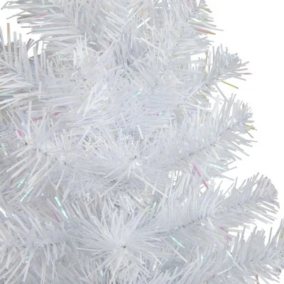 Northlight 18" White Iridescent Spruce Artificial Christmas Tree - Unlit 6 Northlight 18" White Iridescent Spruce Artificial Christmas Tree - Unlit - Image 4