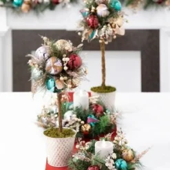 Sullivans 6' Ornament & Pine Artificial Garland 72"L Green -Outlet Xmas Decor Tree Store GUEST 5d36f3a5 434d 486a 914e 165cc7df645b