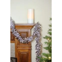 Northlight 50' x 4" Unlit Shiny Silver Wide Cut Tinsel Christmas Garland -Outlet Xmas Decor Tree Store GUEST 5e10f87d dc87 418e 90db c65301ff6877