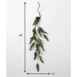 Sullivans Long Pine & Pinecone Artificial Stem 48"H Green -Outlet Xmas Decor Tree Store GUEST 5e953f9b 331e 4d26 b874 2b41fafc33ad