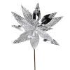 Vickerman 13" Shiny Glitter Poinsettia Spray -Outlet Xmas Decor Tree Store GUEST 5eda7d09 dc0b 445c b614 572d18055a68