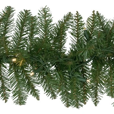 Northlight 50' x 10" Pre-Lit Northern Pine Commercial Christmas Garland - Warm White LED Lights 4 Northlight 50' x 10" Pre-Lit Northern Pine Commercial Christmas Garland - Warm White LED Lights - Image 2