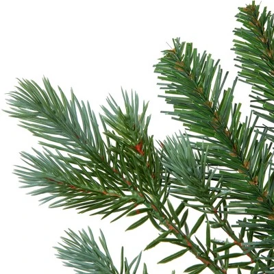 Northlight 9' x 14" Blue Spruce Artificial Christmas Garland, Unlit 6 Northlight 9' x 14" Blue Spruce Artificial Christmas Garland, Unlit - Image 4