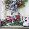 Northlight 6' x 12" Plaid and Houndstooth and Berries Artificial Christmas Garland - Unlit