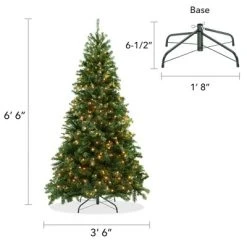 Casafield Pre-Lit Artificial Green Spruce Christmas Tree with Metal Stand -Outlet Xmas Decor Tree Store GUEST 603c0dd3 82d2 4e63 a500 8cc6bd22d980
