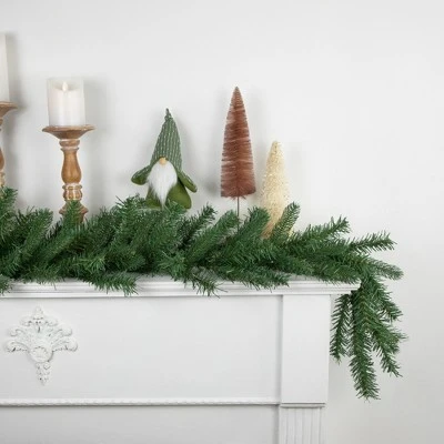 Northlight 9' x 10" Green Sierra Noble Fir Artificial Christmas Garland, Unlit 4 Northlight 9' x 10" Green Sierra Noble Fir Artificial Christmas Garland, Unlit - Image 2