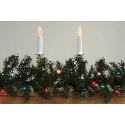 Northlight 9' x 8" Prelit Canadian Pine Artificial Christmas Garland - Multi Lights