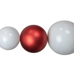 Northlight 6' Red and White Shiny and Matte Shatterproof Ball Christmas Swag 9 Northlight 6' Red and White Shiny and Matte Shatterproof Ball Christmas Swag -Outlet Xmas Decor Tree Store GUEST 6274eaac f31f 4e3b af79 100e139721cf