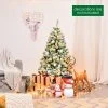 Tangkula Pre-lit Artificial Hinged Christmas Pine Tree Snow Flocked Decoration Tree 2 Tangkula Pre-lit Artificial Hinged Christmas Pine Tree Snow Flocked Decoration Tree -Outlet Xmas Decor Tree Store GUEST 62b2de30 bdb4 4489 914b 4f6daf699ac9