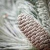 6'L Sullivans Snowy Pinecone Garland, Green Christmas Garland