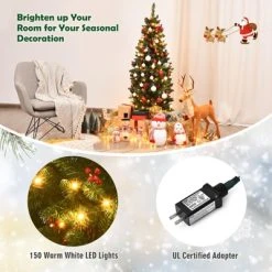 Tangkula Pencil Christmas Tree Hinged Artificial Slim Xmas Tree with Sturdy Metal Stand 19 Tangkula Pencil Christmas Tree Hinged Artificial Slim Xmas Tree with Sturdy Metal Stand -Outlet Xmas Decor Tree Store GUEST 64d2f6d1 41e6 402e b020 6ec69ed3708d