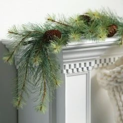 5'L Sullivans Black Hills Pine Garland, Green Christmas Garland -Outlet Xmas Decor Tree Store GUEST 669c86a3 1f24 4cf9 beff cdaddfda8c02
