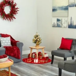 2ft Nearly Natural Pre-Lit Flocked Artificial Christmas Tree with Pinecones and Berries Clear Lights 12 2ft Nearly Natural Pre-Lit Flocked Artificial Christmas Tree with Pinecones and Berries Clear Lights -Outlet Xmas Decor Tree Store GUEST 66e3671d eb1c 4fd6 aecc 1a36758264eb