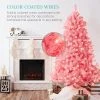 Best Choice Products Pre-Lit Pink Christmas Tree, Artificial Full Holiday Decoration w/ Branch Tips, Incandescent Lights 1 Best Choice Products Pre-Lit Pink Christmas Tree, Artificial Full Holiday Decoration w/ Branch Tips, Incandescent Lights -Outlet Xmas Decor Tree Store GUEST 67cd1ddb e14b 4f58 8e1e 31a59374c31d