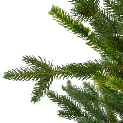 Northlight 6' Unlit Artificial Christmas Tree Potted Noble Pine 3 Northlight 6' Unlit Artificial Christmas Tree Potted Noble Pine
